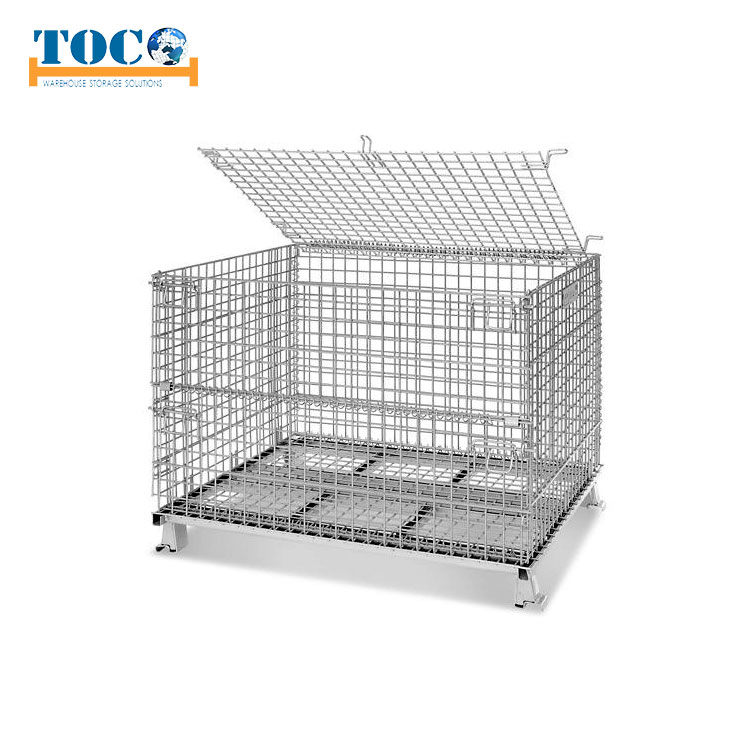 Cage avec couvercle sup&eacute;rieur