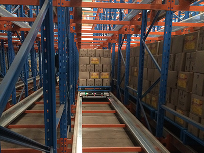 pallet put into storage